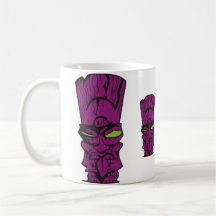 Purple_Tiki_Mug Taza De Café