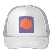 PurpleOrangeWhite Gorro