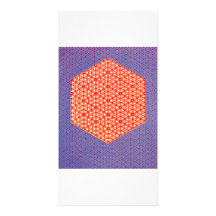 PurpleOrangeWhite Tarjetas Personales Con Fotos