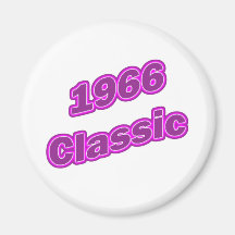 Púrpura clásica 1966 imanes  
