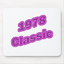 Púrpura clásica 1978 tapetes de ratones