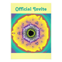 Púrpura del amarillo del fractal del pavo real comunicado personal  