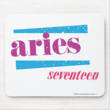 Púrpura del aries tapete de ratones