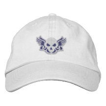 Púrpura del club de la pista del zombi gorra de béisbol