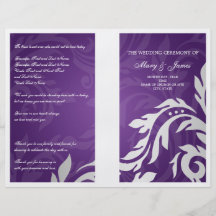 Púrpura del Flourish de Swirly del programa del bo Tarjeta Publicitaria