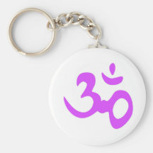 Púrpura del llavero de OM