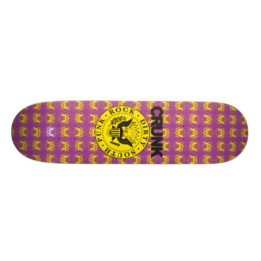 Púrpura del sello de Lil Jon "Crunk" Patin Personalizado