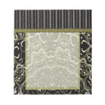 Púrpura del vintage bloc de papel