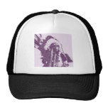 Púrpura india del nativo americano gorras de camionero