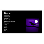 púrpura negra del raven_illustration_Vector_Clipar Tarjetas De Visita
