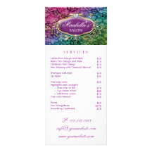 Púrpura violeta del cordón floral de la tarjeta de plantilla de lona