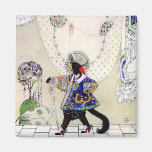 Puss de Kay Nielsen en botas Iman Para Frigorífico