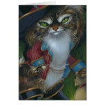 "Puss en tarjeta de felicitación de las botas"