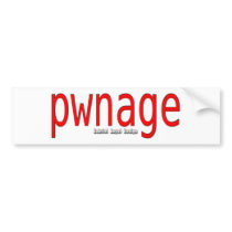 pwnage pegatinas de parachoque