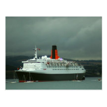 QE2 en Queensferry del sur Tarjetas Postales