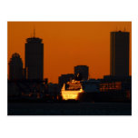QM2 en Boston Tarjetas Postales