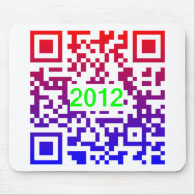 QR-NewYear2012 Alfombrillas De Raton