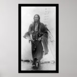 Quanah Parker, jefe indio 1909 del Comanche Posters