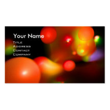 QUANTUM BURBUJEA rojo negro vibrante de 2 MONOGRAM Tarjetas De Visita