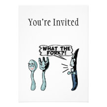 Qué la bifurcación invitacion personalizada