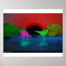 Quemadura Dinos Posters