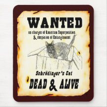 "QUERIDO: El gato" Mousepad de Schrodinger