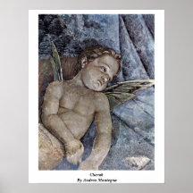 Querube de Andrea Mantegna Impresiones