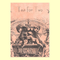 Querube del siglo XVIII rococó tarjetas de negocio