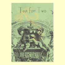 Querube del siglo XVIII rococó tarjetas de negocio