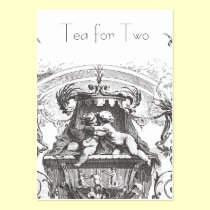 Querube del siglo XVIII rococó tarjetas de negocio