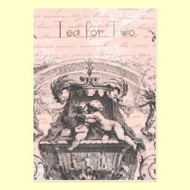 Querube del siglo XVIII rococó tarjetas de negocio
