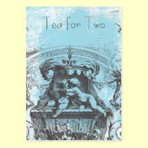 Querube del siglo XVIII rococó tarjetas de negocio