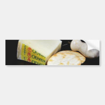 Queso de Asiago Pressato Pegatina De Parachoque