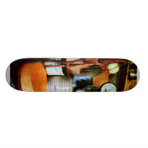 Queso, salchicha y escala patineta personalizada