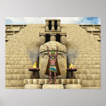 Quetzalcoatl que desciende 001 posters
