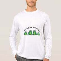 ¿Quién dejó las ranas hacia fuera? Camisetas