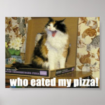 ¿quién eated mi pizza? posters