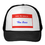 ¿Quién es el jefe? Gorros Bordados