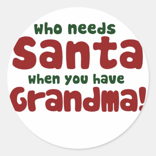 Quién necesita a Papá Noel Pegatinas