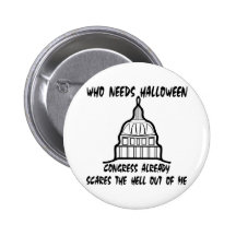 Quién necesita los sustos del congreso de Hallowee Pins
