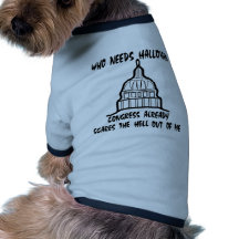 Quién necesita los sustos del congreso de Hallowee Camisas De Perritos