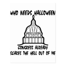 Quién necesita los sustos del congreso de Hallowee Postal