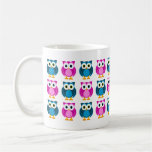 ¿Quién? Sr. y señora Owl Cartoon Mug Tazas De Café