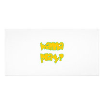 ¿Quiera jugar? Tarjetas Fotograficas Personalizadas