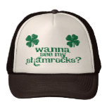 ¿quiera ver mis tréboles? gorro