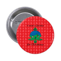Quiero a un zombi para el navidad pin