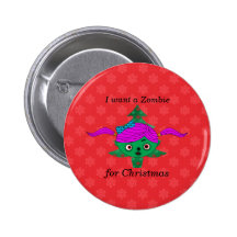 Quiero a un zombi para el navidad pins