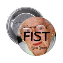 Quiero al puño su botón de la abuelita pins