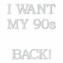 ¡QUIERO MI 90s____________BACK! Sudadera Bordada Con Capucha