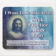 Quiero ser como Jesús Mousepad Alfombrilla De Raton